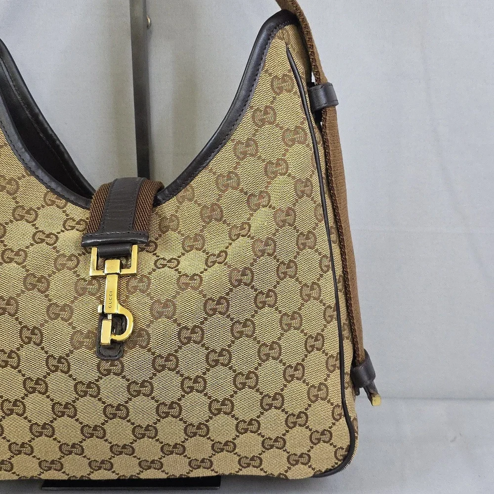 ✨️GUCCI GG Canvas Jackie Hobo Bag - Picture 4 of 16